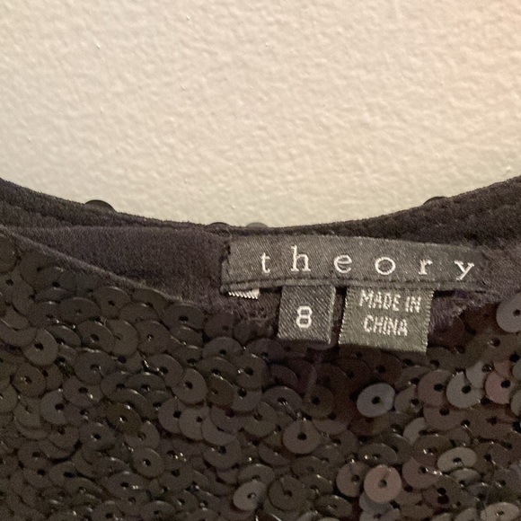 THEOREY Sequins black dress - Picture 3 of 7